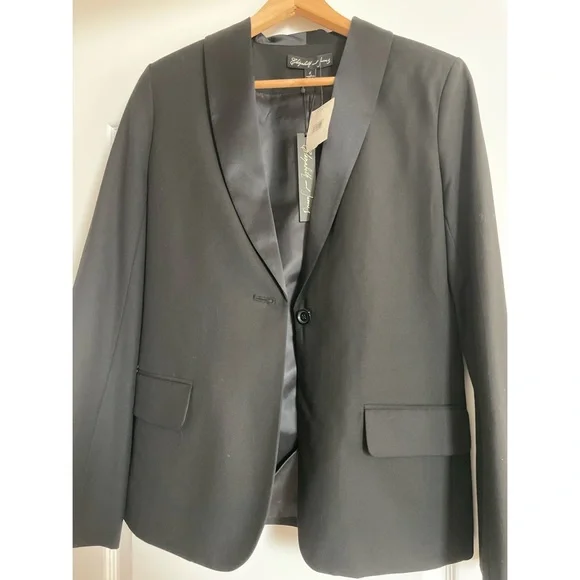 Blazer (veste Costume) Elizabeth & James Pour Femme, Taille 2, Couleur Verte - Neuf Avec étiquettes, Style élégant